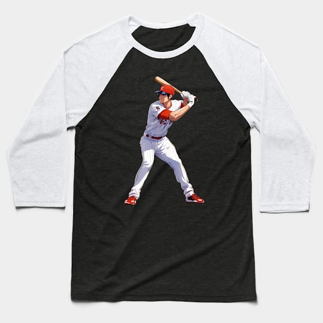 Anime Baseball Baseball T-Shirt by animegirlnft